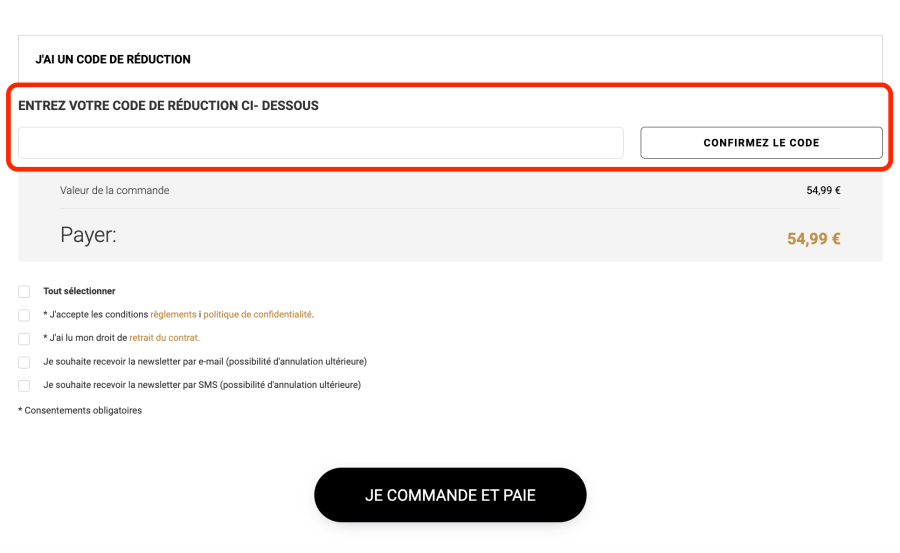 Place pour un code promo Sneaker Peeker